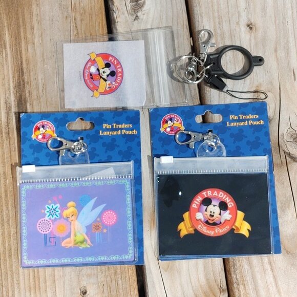Disney Parks Pin Trader Pouch Lot of 3 - Picture 1 of 9